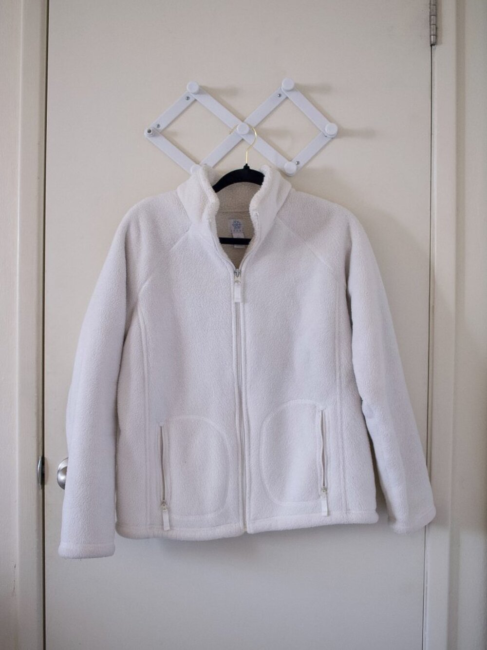 Frost | White Fleece Coat